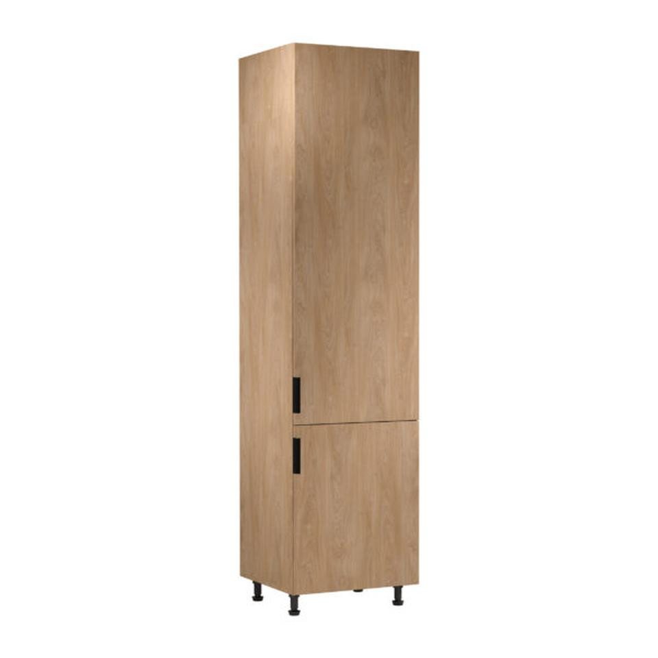 JVmoebel Hochschrank Küchenschrank Holz Beige Basisunterschrank Küchenregal Organizer (1-St) Made in Europe von JVmoebel