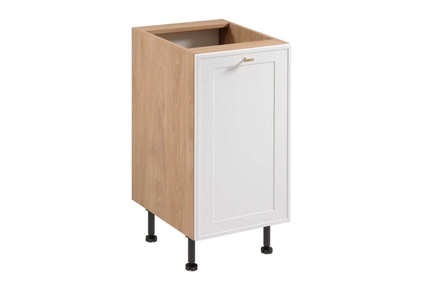 JVmoebel Unterschrank Küchenschrank Unterschrank Holz Beige-Weiß Küchenmöbel 80 cm (1-St) Made in Europe JVmoebel Unterschrank Küchenschrank Unterschrank Holz Beige-Weiß Küchenmöbel 80 cm (1-St) Made in Europe von JVmoebel