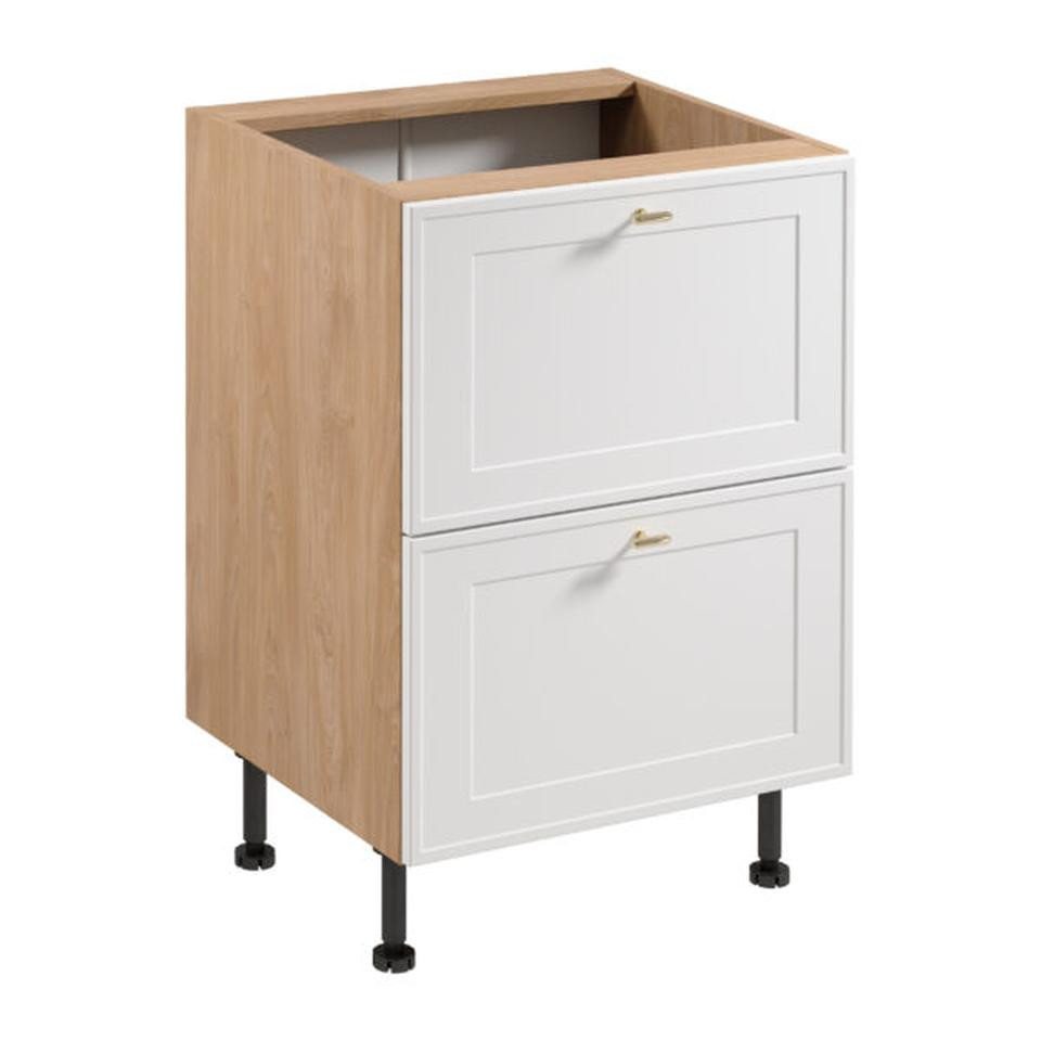 JVmoebel Unterschrank Küchenschrank Unterschrank Holz Beige Weiß mit Schubladen (1-St) Made in Europe JVmoebel Unterschrank Küchenschrank Unterschrank Holz Beige Weiß mit Schubladen (1-St) Made in Europe von JVmoebel
