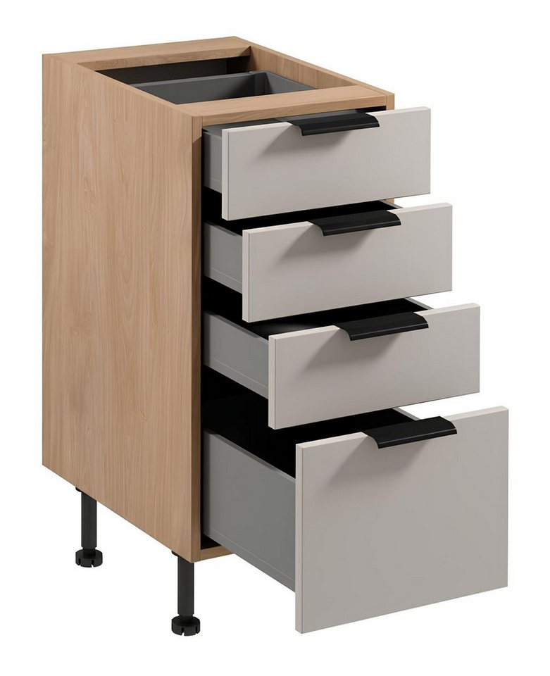 JVmoebel Unterschrank Küchenschrank Unterschrank mit 4 Schubladen aus Holz in Beige (1-St) Made in Europe JVmoebel Unterschrank Küchenschrank Unterschrank mit 4 Schubladen aus Holz in Beige (1-St) Made in Europe von JVmoebel