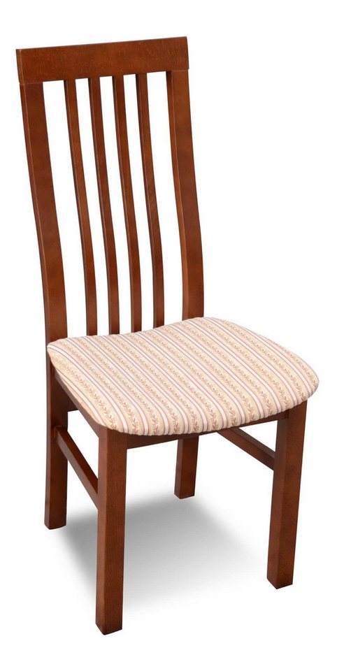 JVmoebel Küchenstuhl Braune Holzstühle im modernen Design für Wohn- und Esszimmer (1 St), Made in Europa von JVmoebel