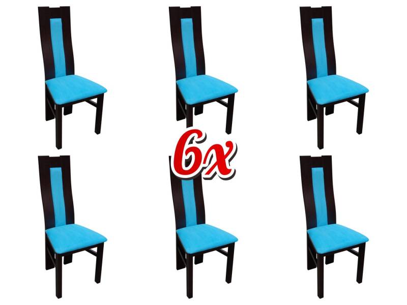 JVmoebel Küchenstuhl Esszimmer Set mit 6 Stühlen - Komplett Garnitur für Wohnzimmer, Made in Europa JVmoebel Küchenstuhl Esszimmer Set mit 6 Stühlen - Komplett Garnitur für Wohnzimmer, Made in Europa von JVmoebel