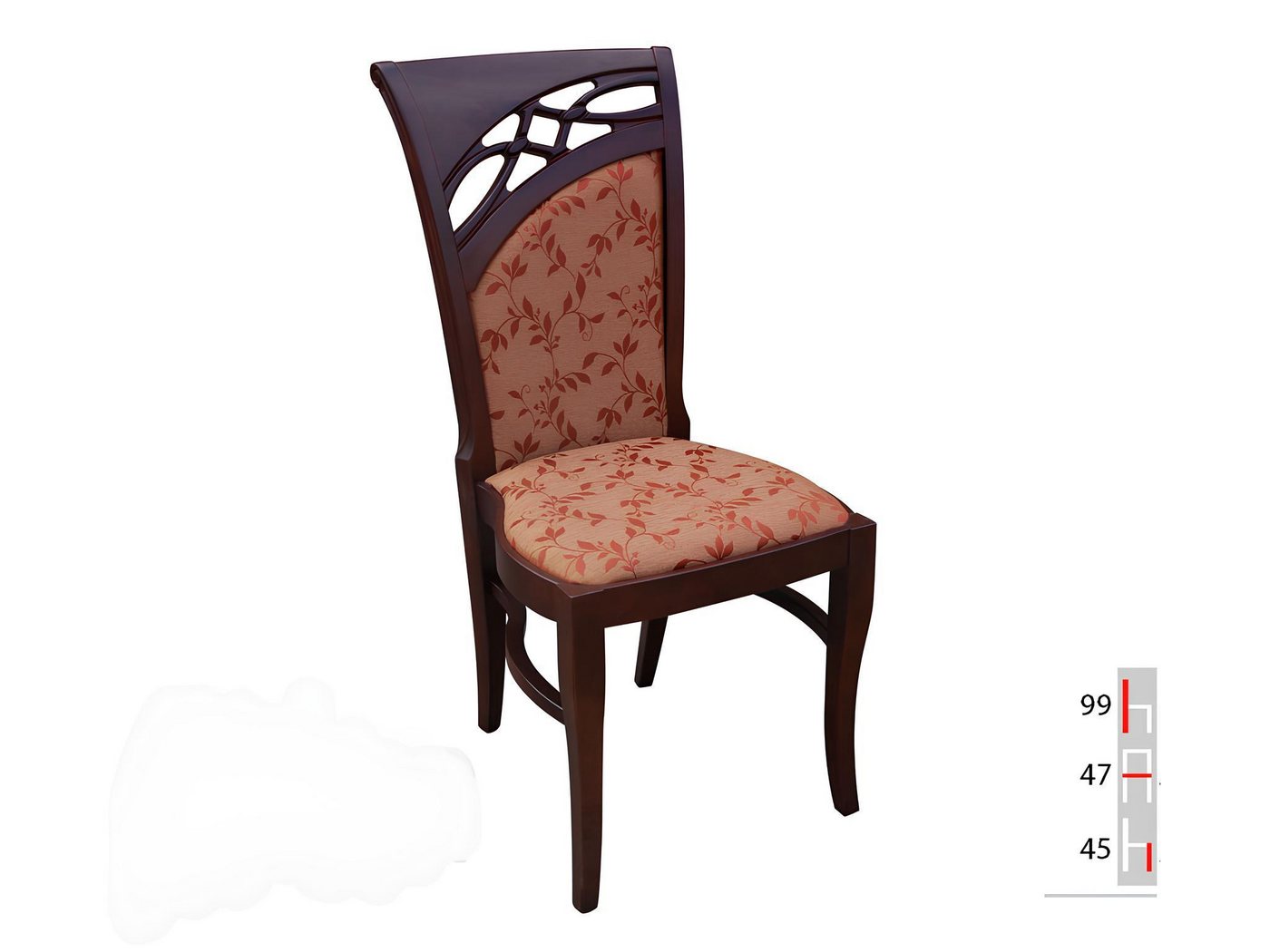 JVmoebel Küchenstuhl MASSIVHOLZ STUHL ESSZIMMERSTUHL DESIGNER LEDER STUHL STÜHLE, Made in Europa JVmoebel Küchenstuhl MASSIVHOLZ STUHL ESSZIMMERSTUHL DESIGNER LEDER STUHL STÜHLE, Made in Europa von JVmoebel