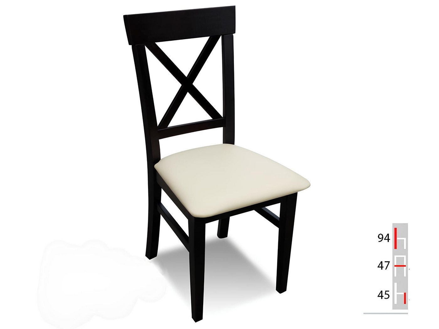 JVmoebel Küchenstuhl MASSIVHOLZ STUHL ESSZIMMERSTUHL DESIGNER LEDER STUHL STÜHLE, Made in Europa JVmoebel Küchenstuhl MASSIVHOLZ STUHL ESSZIMMERSTUHL DESIGNER LEDER STUHL STÜHLE, Made in Europa von JVmoebel