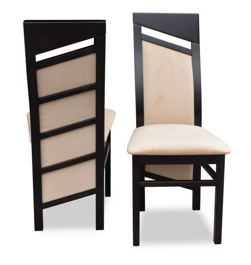 JVmoebel Küchenstuhl Moderner Polsterstuhl für Esszimmer - Brauner Komfortsessel (1 St), Made in Europa von JVmoebel