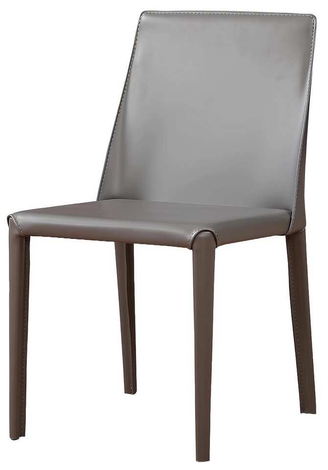 JVmoebel Küchenstuhl Moderner Sessel 1x Esszimmer Fernseh Sitz Polsterstuhl Grau Lehnstuhl, Made in Europa von JVmoebel