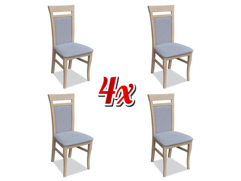 JVmoebel Küchenstuhl Polsterstuhl Set aus Holz für Gastro und Esszimmer 4er Pack, Made in Europa JVmoebel Küchenstuhl Polsterstuhl Set aus Holz für Gastro und Esszimmer 4er Pack, Made in Europa von JVmoebel