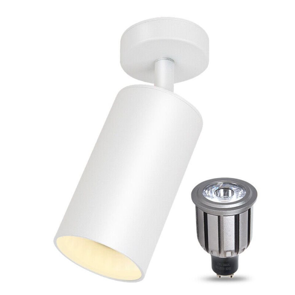 JVmoebel LED Deckenstrahler Schienen Lampen System Led Studio Decken Abhänger Strahler Spots Licht, Kaltweiß von JVmoebel