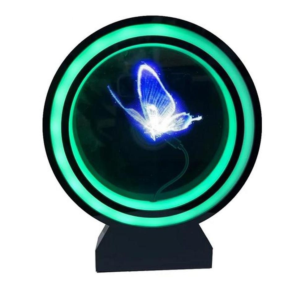 JVmoebel LED Nachtlicht Hochwertiges 3D LED Hologramm Display in Schwarz – Modern & Innovativ, Made in Europe JVmoebel LED Nachtlicht Hochwertiges 3D LED Hologramm Display in Schwarz – Modern & Innovativ, Made in Europe von JVmoebel