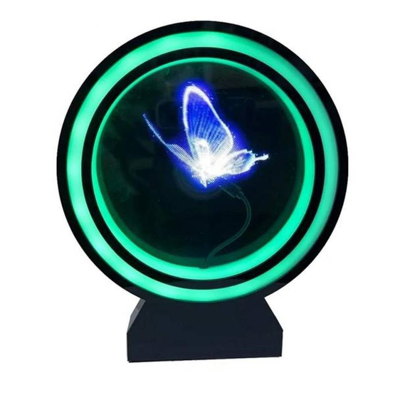 JVmoebel LED Nachtlicht Hochwertiges 3D LED Hologramm Display in Schwarz – Modern & Innovativ, Made in Europe JVmoebel LED Nachtlicht Hochwertiges 3D LED Hologramm Display in Schwarz – Modern & Innovativ, Made in Europe von JVmoebel