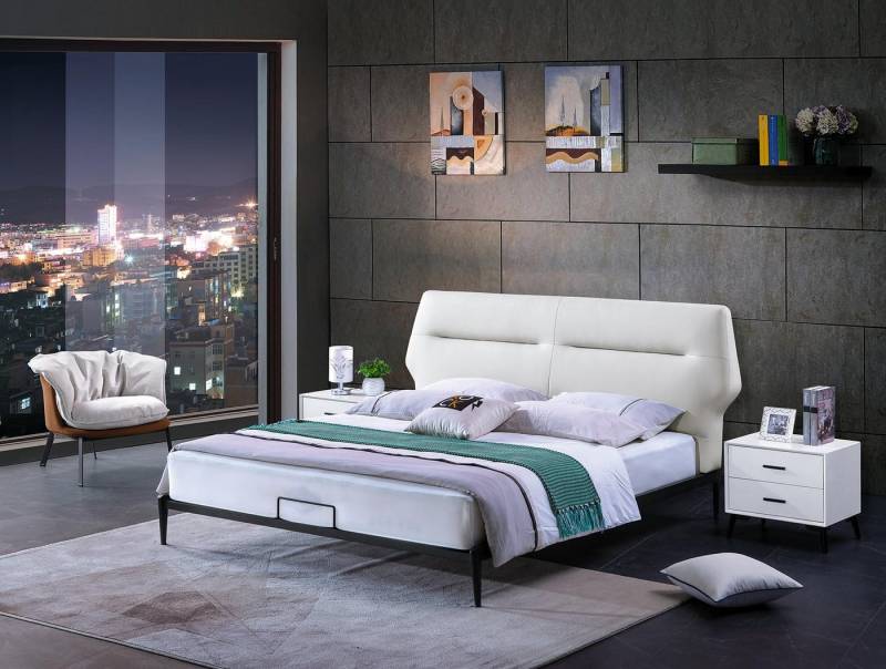 JVmoebel Lederbett Rustikales Doppelbett aus echtem Holz im Landhausstil, Made in Europa JVmoebel Lederbett Rustikales Doppelbett aus echtem Holz im Landhausstil, Made in Europa von JVmoebel