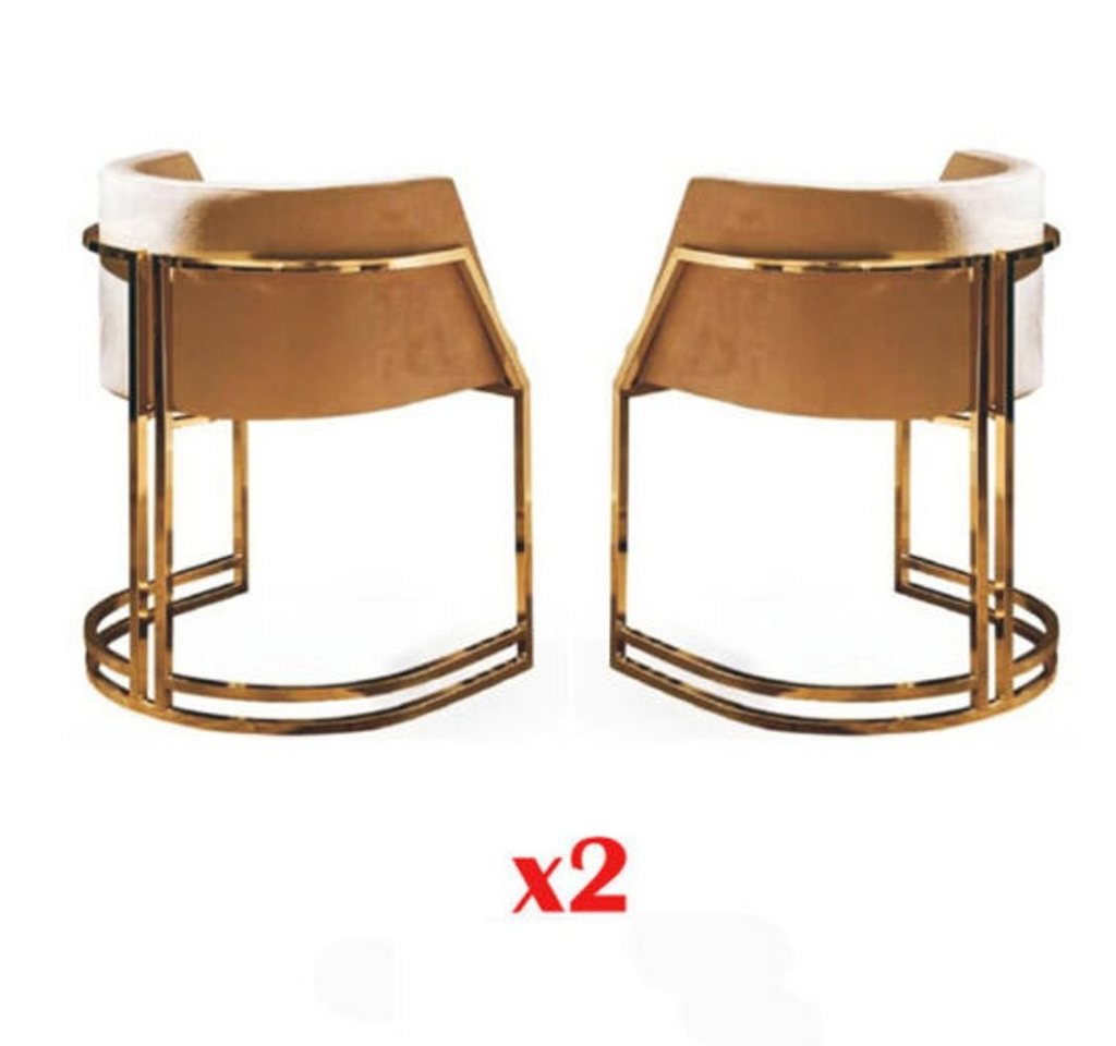JVmoebel Loungesessel, 2x Stuhl Esszimmerstuhl Küchenstühle Wohnzimmerstuhl Polsterstuhl von JVmoebel