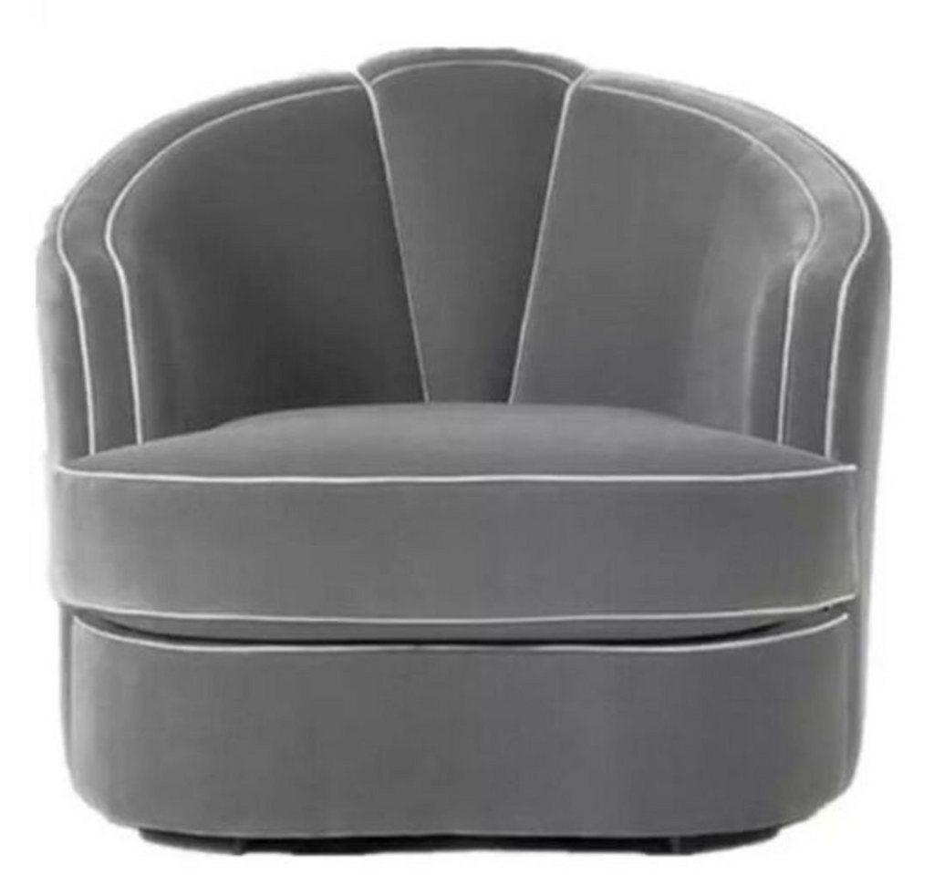 JVmoebel Loungesessel, Design Sessel Metall Lounge Club 4x Set Neu Garnitur Stuhl Stühle von JVmoebel