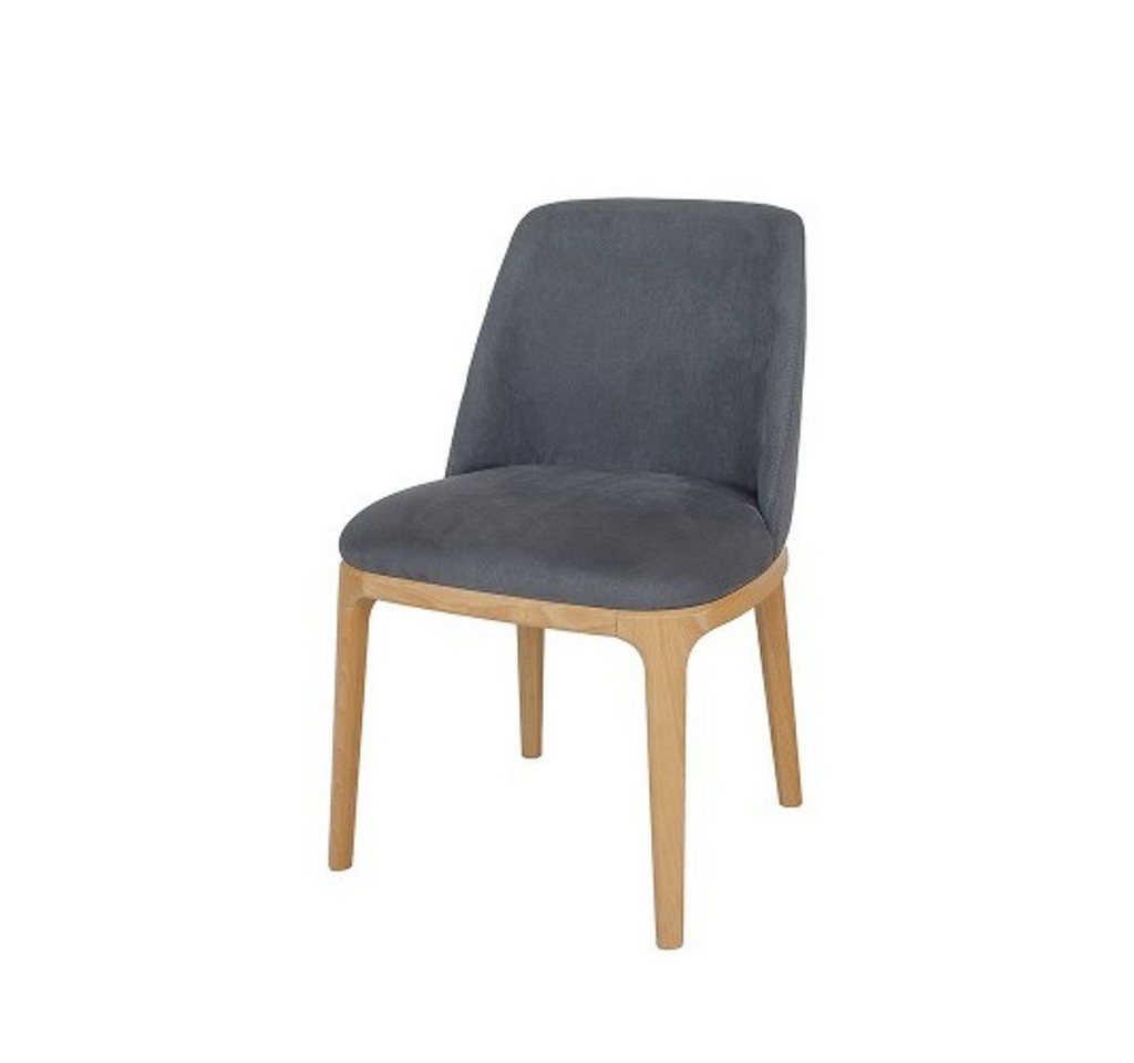 JVmoebel Loungesessel, Design Stuhl Lehnstuhl Polster Stühle Lounge Massiv Holz Textil von JVmoebel