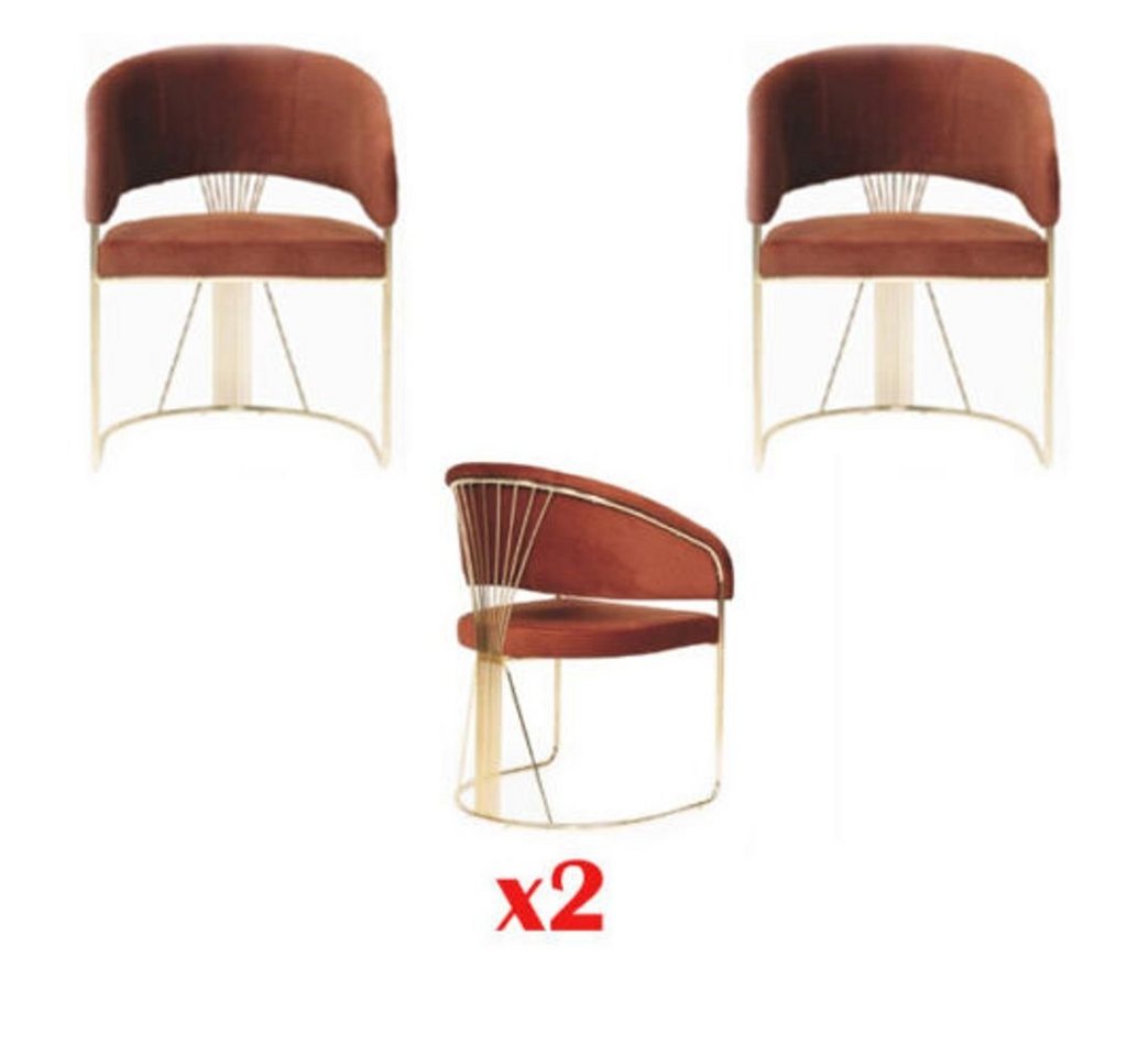 JVmoebel Loungesessel, Küchen Wohnzimmer Esszimmer Set Designer Stuhl 2x Stühle von JVmoebel