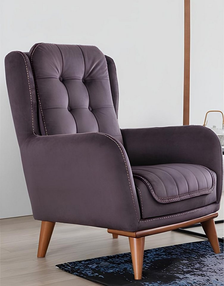 JVmoebel Loungesessel Chesterfield Relaxsessel Einzelsofa Club Couch Polstermöbel (1-St., 1x Sessel), Made in Europa von JVmoebel