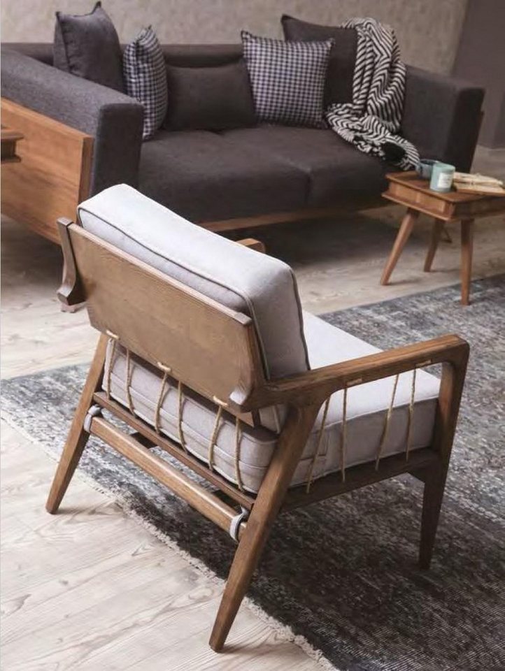 JVmoebel Loungesessel Eleganter Loungesessel für Wohnzimmer - Moderner Einsitzer Möbel (1-St., 1x nur Sessel), Made in Europa von JVmoebel