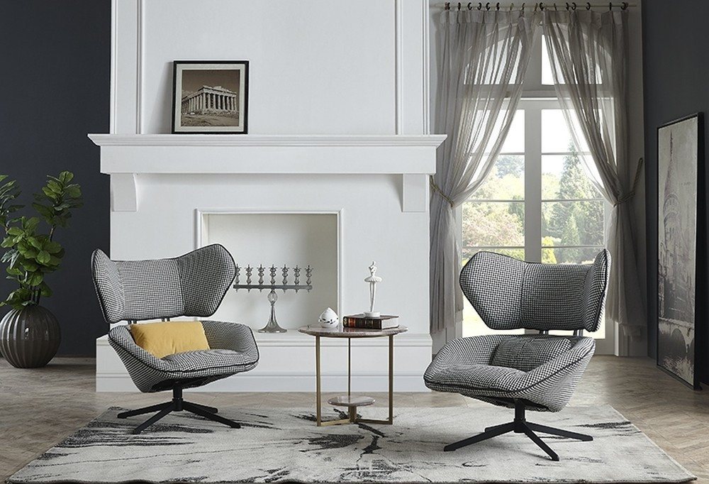 JVmoebel Loungesessel Grau Relax Sessel Polster Couch Lounge Fernsehsessel für Zuhause, Made in Europa JVmoebel Loungesessel Grau Relax Sessel Polster Couch Lounge Fernsehsessel für Zuhause, Made in Europa von JVmoebel