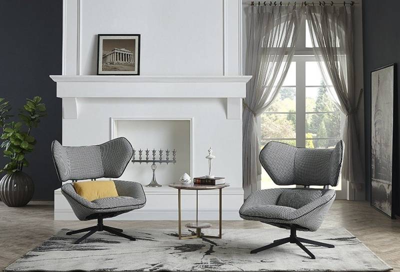 JVmoebel Loungesessel Grau Relax Sessel Polster Couch Lounge Fernsehsessel für Zuhause, Made in Europa JVmoebel Loungesessel Grau Relax Sessel Polster Couch Lounge Fernsehsessel für Zuhause, Made in Europa von JVmoebel