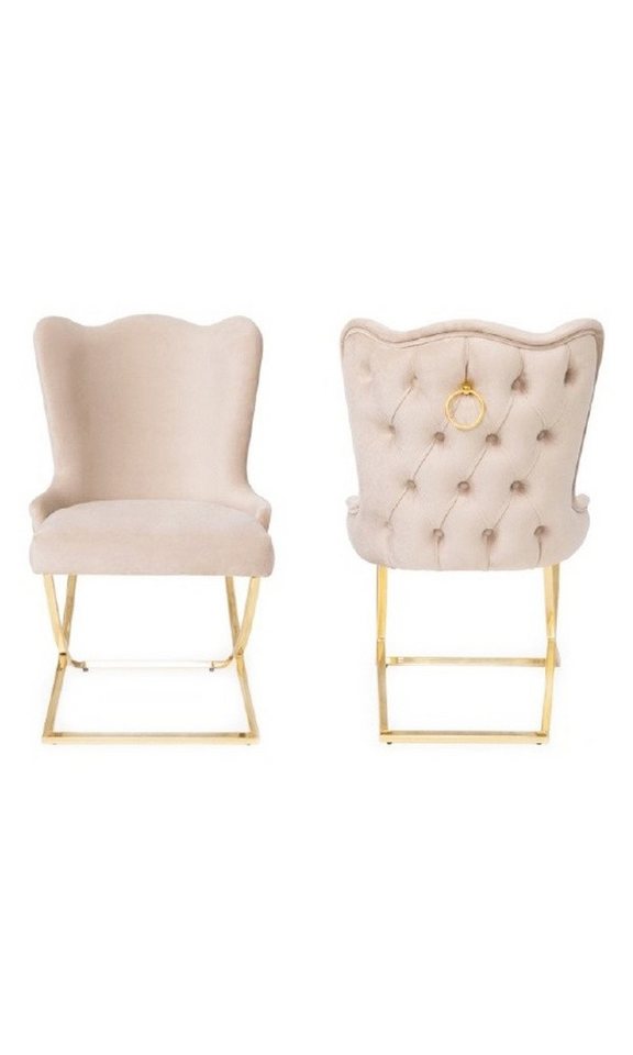 JVmoebel Polsterstuhl Lounge Club ohne Armlehnen Luxus Modern Esszimmer Sessel Möbel (1 St), Made in Europa JVmoebel Polsterstuhl Lounge Club ohne Armlehnen Luxus Modern Esszimmer Sessel Möbel (1 St), Made in Europa von JVmoebel