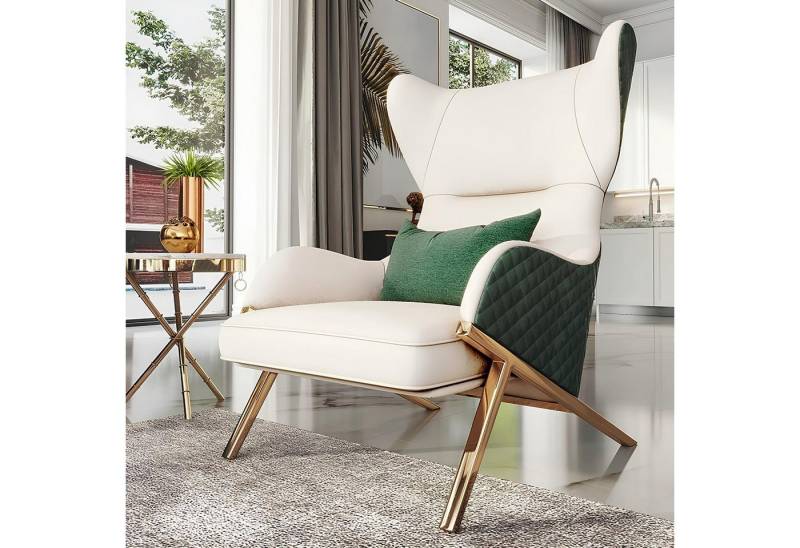 JVmoebel Loungesessel Lounge Sessel Set aus Metall - 2er Relax Gruppe für stilvolle Räume, Made in Europa JVmoebel Loungesessel Lounge Sessel Set aus Metall - 2er Relax Gruppe für stilvolle Räume, Made in Europa von JVmoebel