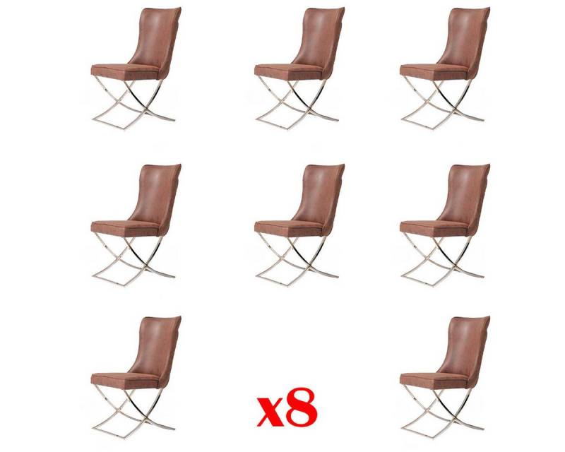 JVmoebel Loungesessel Lounge Stuhl Set Esszimmer Polster Sessel Club Gruppe 8x, Made in Europa JVmoebel Loungesessel Lounge Stuhl Set Esszimmer Polster Sessel Club Gruppe 8x, Made in Europa von JVmoebel