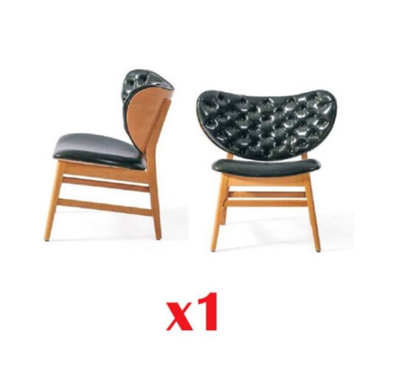 JVmoebel Loungesessel Luxus Esszimmer Lehnstuhl Polsterstuhl ohne Armlehne Sessel, Made in Europa von JVmoebel