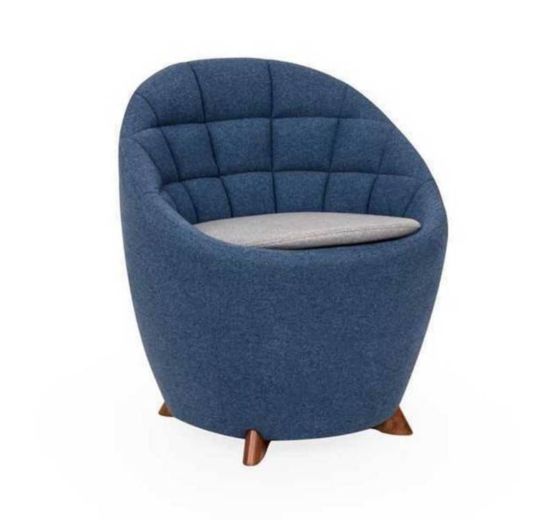 JVmoebel Loungesessel Polstersessel Wohnzimmer Einsitzer Designer 1-Sitzer Holzgestell (1-St., 1x Sessel), Made in Europa von JVmoebel