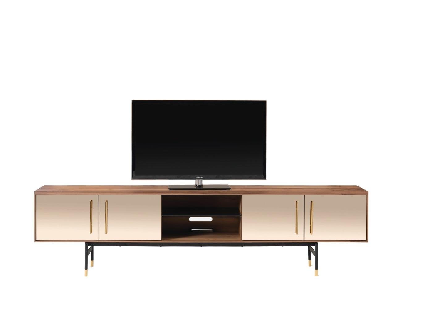 JVmoebel Lowboard, Lowboard rtv Regal Sideboard braun rtv Design Luxus Holz Möbel 260cm von JVmoebel