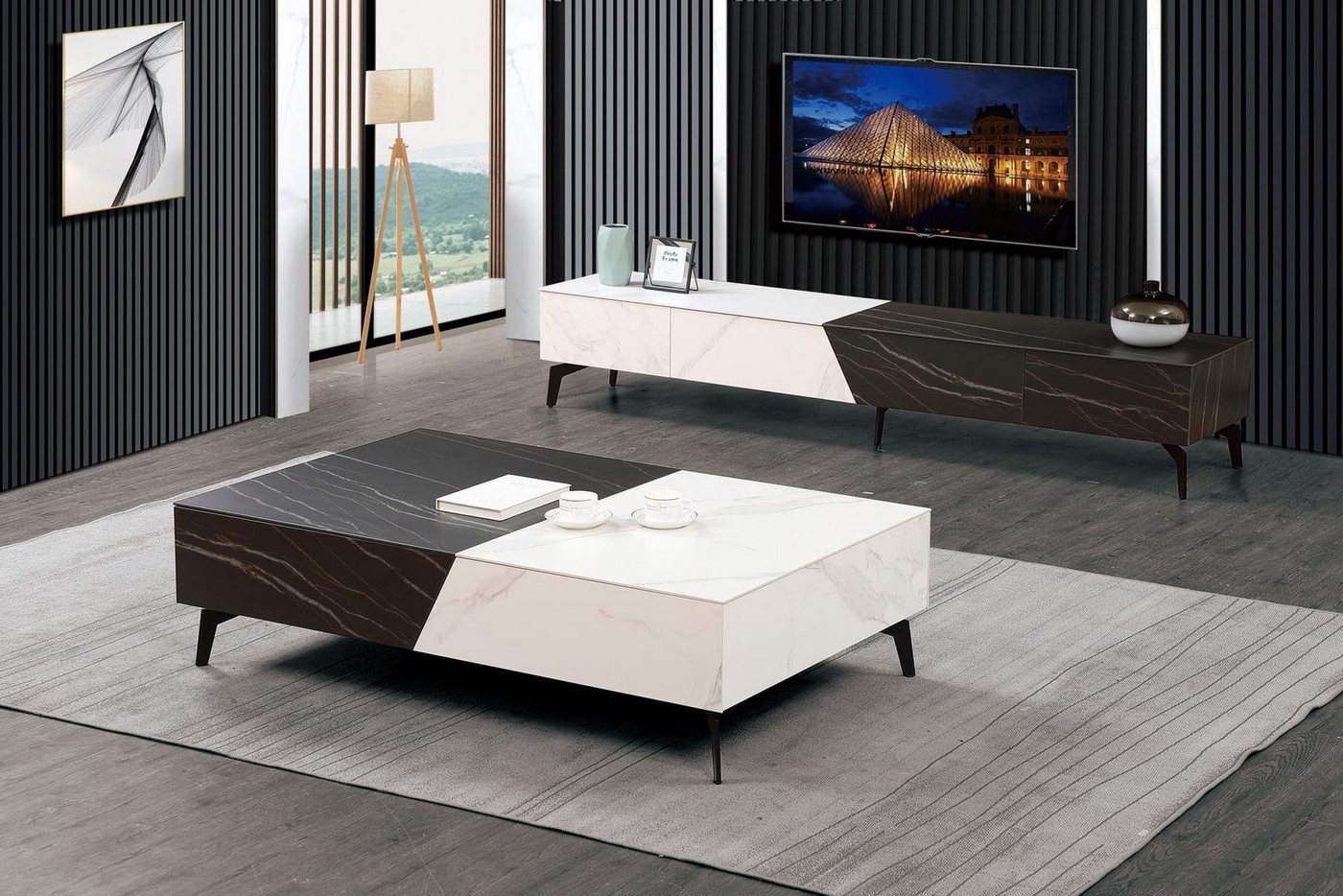 JVmoebel Lowboard Eleganter TV-Unterschrank Schrank Sideboard für Wohnzimmer, Made in Europa JVmoebel Lowboard Eleganter TV-Unterschrank Schrank Sideboard für Wohnzimmer, Made in Europa von JVmoebel