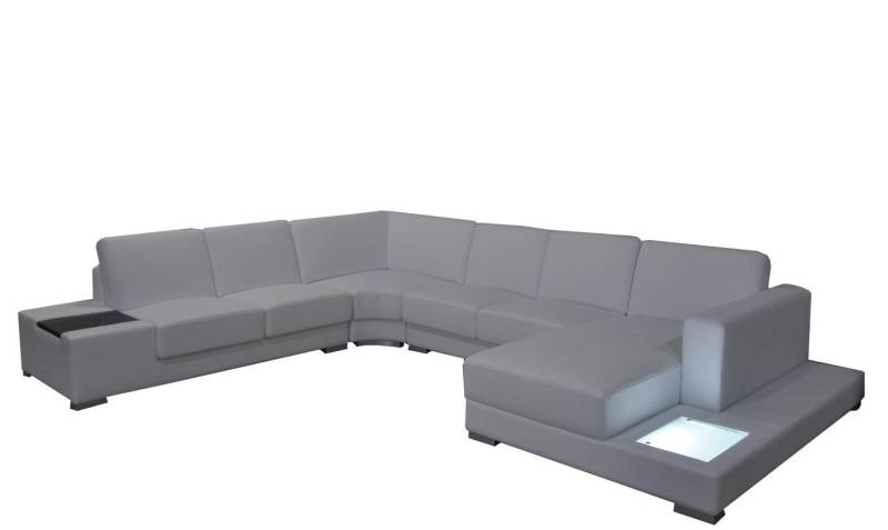 JVmoebel Lowboard Moderne Eckcouch mit LED-Beleuchtung und USB-Anschluss, Made in Europa JVmoebel Lowboard Moderne Eckcouch mit LED-Beleuchtung und USB-Anschluss, Made in Europa von JVmoebel
