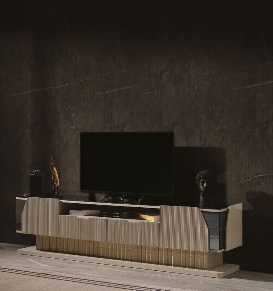 JVmoebel Lowboard Modernes Designer Holz Lowboard für TV im Wohnzimmer Luxus (1 St., 1x nur Lowboard), Made in Europa von JVmoebel