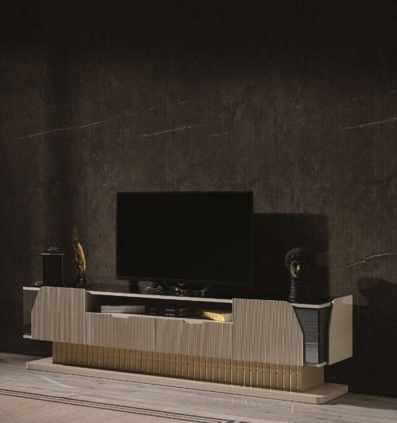 JVmoebel Lowboard Modernes Designer Holz Lowboard für TV im Wohnzimmer Luxus (1 St., 1x nur Lowboard), Made in Europa von JVmoebel