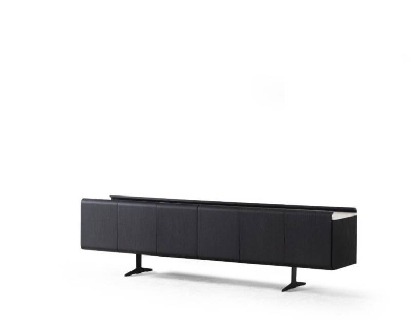 JVmoebel Lowboard Schwarzes Holz TV-Lowboard modern, elegantes Design, robust (TV- Lowboard), Made in Europe von JVmoebel