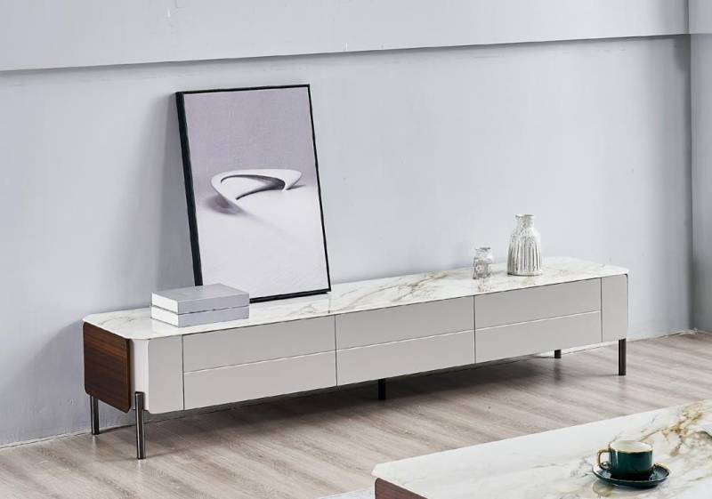 JVmoebel Lowboard Weißes Holz Lowboard Sideboard Modern für das Wohnzimmer (1 St., RTV Lowboard), Made in Europa von JVmoebel