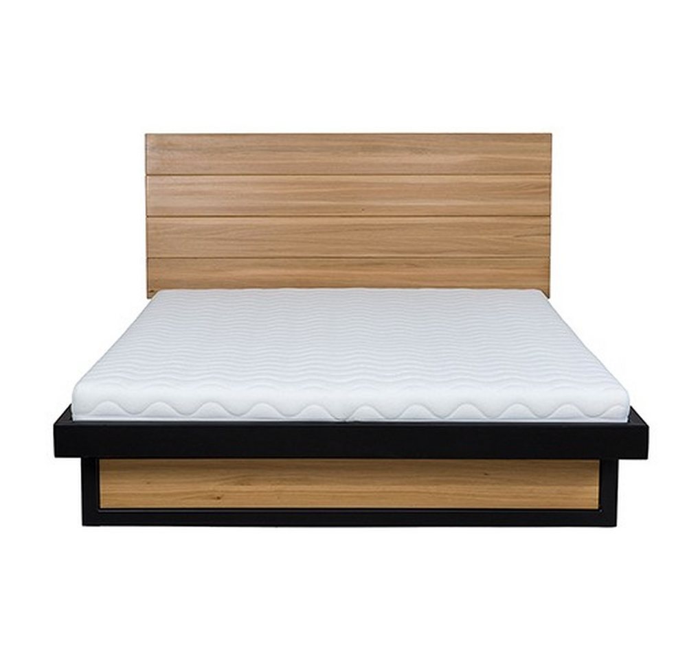 JVmoebel Massivholzbett Massives Eichenbett - Doppelbett mit Lattenrost aus Holz, Made in Europa von JVmoebel