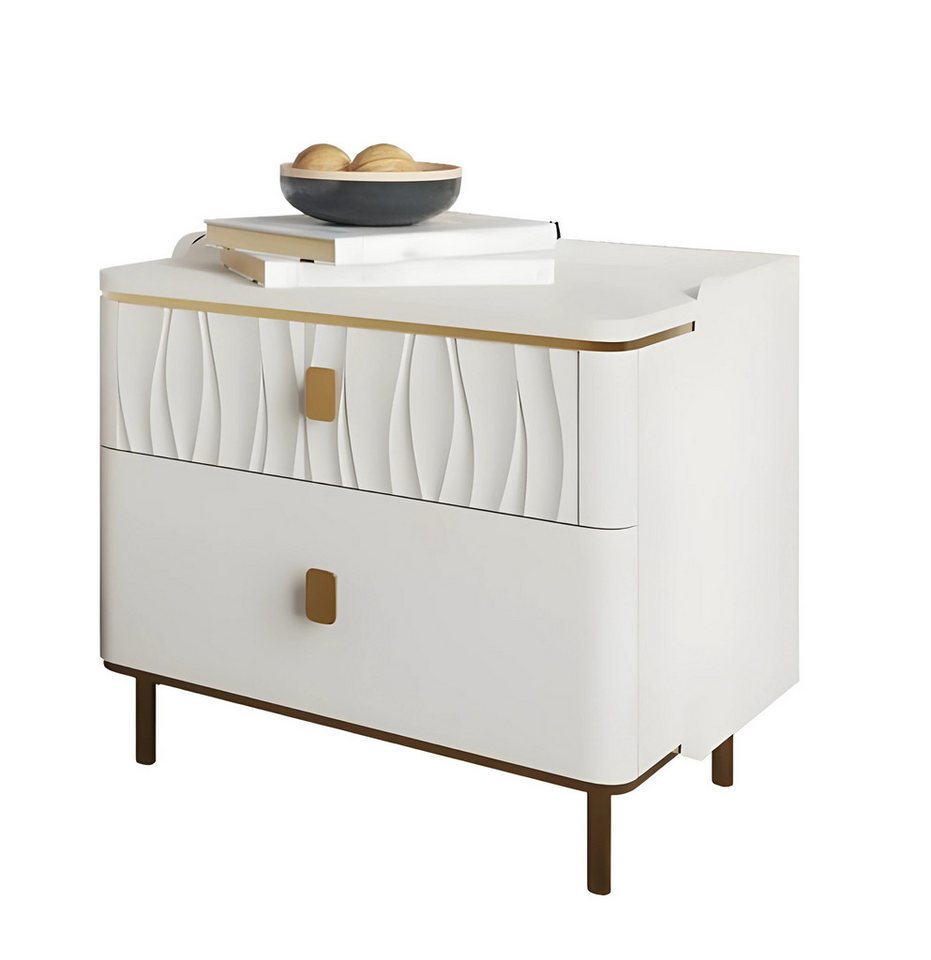 JVmoebel Nachtkonsole Komplettes Nachttisch-Set 2tlg Holz Beige Nachtschränke Nachtkonsolen, Made in Europe JVmoebel Nachtkonsole Komplettes Nachttisch-Set 2tlg Holz Beige Nachtschränke Nachtkonsolen, Made in Europe von JVmoebel