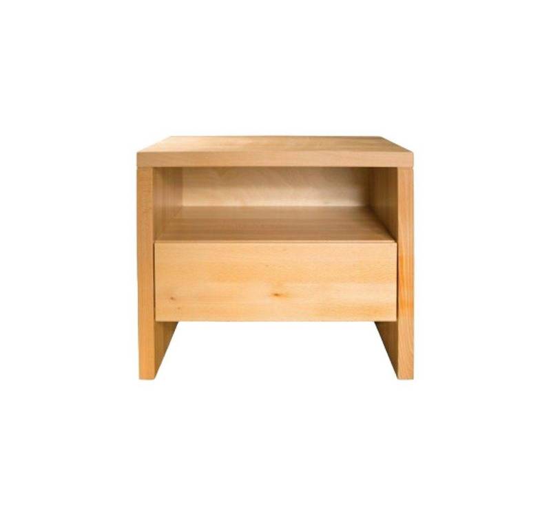 JVmoebel Nachttisch Kommode 1 Schublade echtes handgefertigtes Holz für Wohnambiente, Made in Europa von JVmoebel