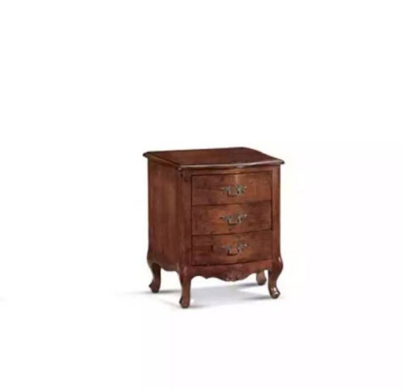 JVmoebel Nachttisch Braun Nachttisch Luxus Holz Tisch Konsolen Klassische Stil (1-St., Nachttisch), Made in Europa von JVmoebel