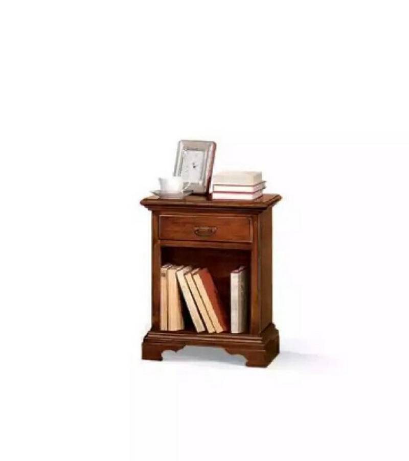 JVmoebel Nachttisch Braun Nachttisch mit Schublade Beistell Neu Holz Design Neu (1-St., Nachttisch), Made in Europa von JVmoebel