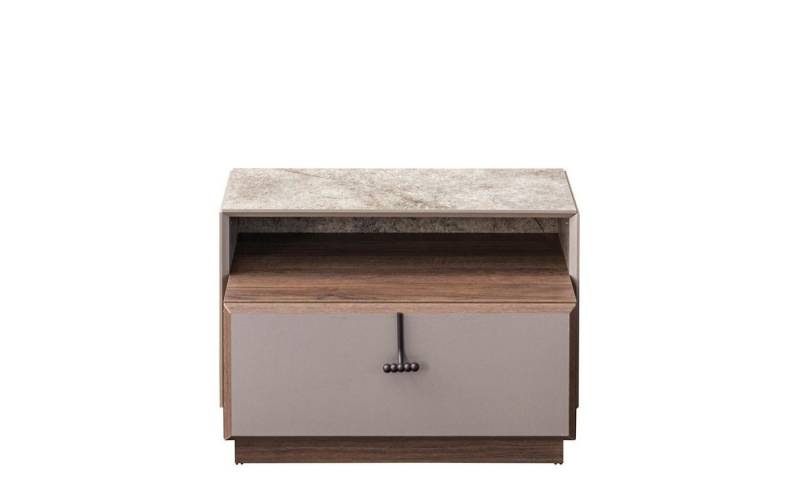 JVmoebel Nachttisch Braune Nachttische, Nachtschrank und Beistelltische Set (1-St., 1x Nachttisch), Made in Europa von JVmoebel