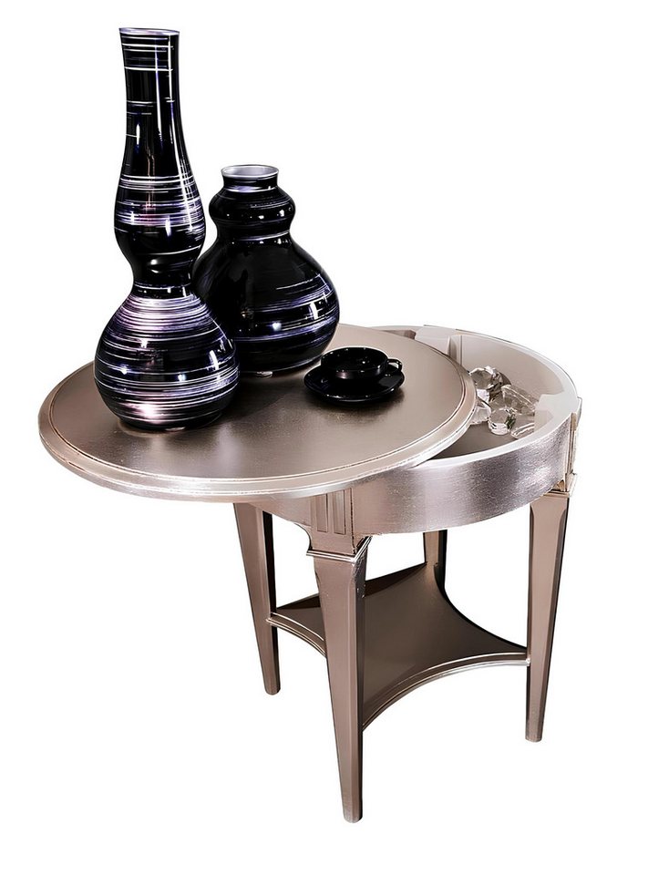 JVmoebel Nachttisch Design Nacht Tisch Konsole Beistell Schlaf Zimmer Holz Glanz Tische (Nachttisch mit verdeckter Schublade), Made in Europa von JVmoebel