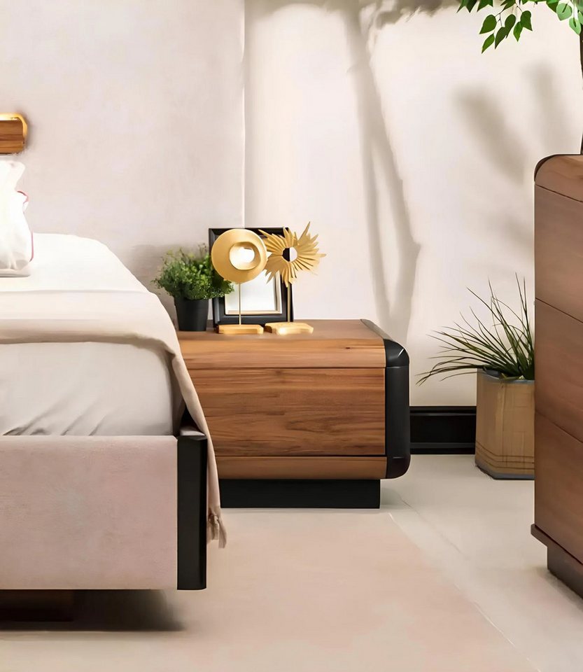 JVmoebel Nachttisch Eleganter Holz Konsolentisch in Braun im modernen Design (1-St., 1x nur Nachttisch), Made in Europa von JVmoebel