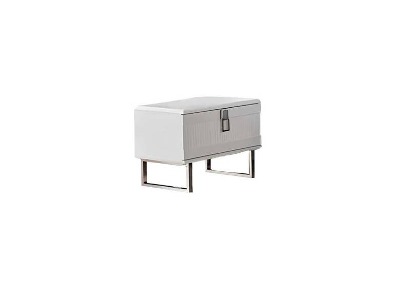 JVmoebel Nachttisch Exklusive Weiße 2x Nachttische Designer Schlafzimmer Nachtkästchen (2-St., Set 2tlg Nachttische), Made in Europa von JVmoebel