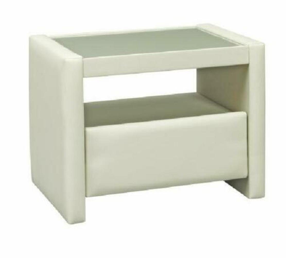 JVmoebel Nachttisch NACHTTISCH Weiß MODERN SCHUBLADEN NACHTKOMMODE BEISTELLTISCH DESIGN, Made in Europa JVmoebel Nachttisch NACHTTISCH Weiß MODERN SCHUBLADEN NACHTKOMMODE BEISTELLTISCH DESIGN, Made in Europa von JVmoebel