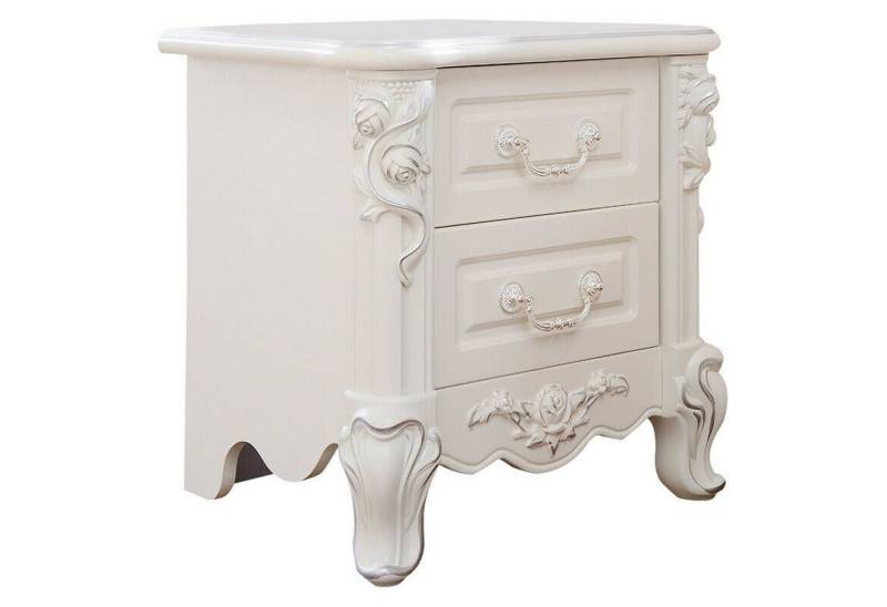 JVmoebel Nachttisch Klassisch Design Barock Rokoko Schlafzimmerkommode mit Schubladen (1-St., Nachttisch), Made in Europa von JVmoebel