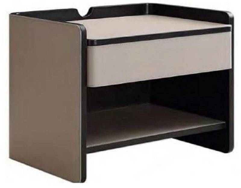 JVmoebel Nachttisch Schlafzimmer Nachttisch Modern Holz Braun Luxus Neu (1-St., 1x Nachttisch), Made in Europa von JVmoebel