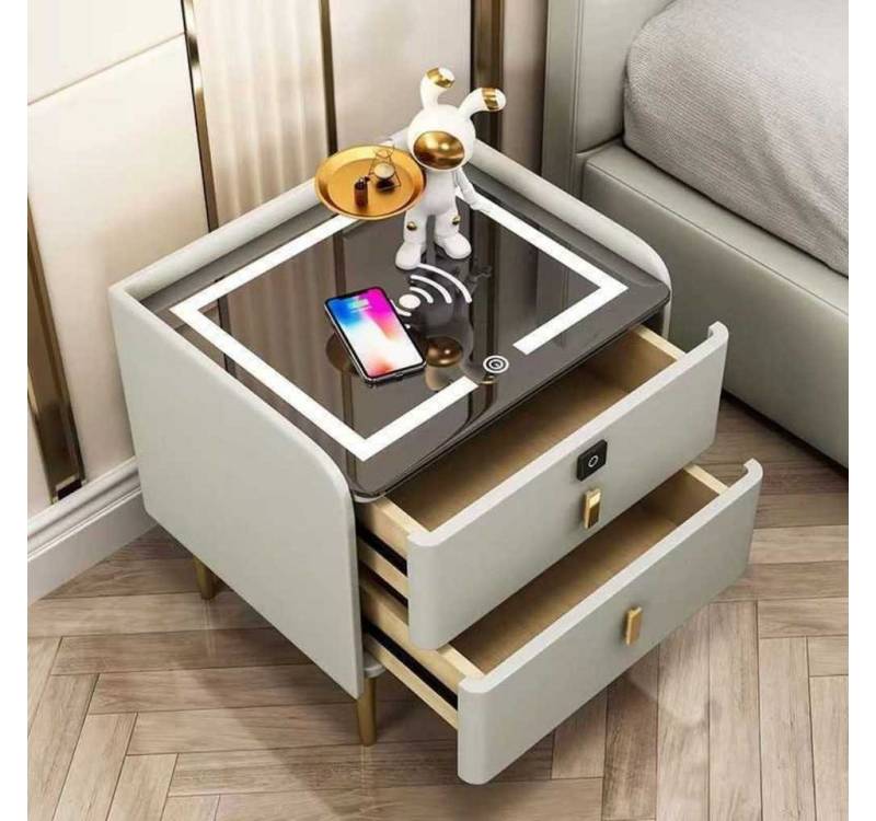 JVmoebel Nachttisch Smart intelligente Ladeschublade in Ihr Schlafzimmer Innenbereich (1-St., 1x Nachttisch), Made in Europa von JVmoebel