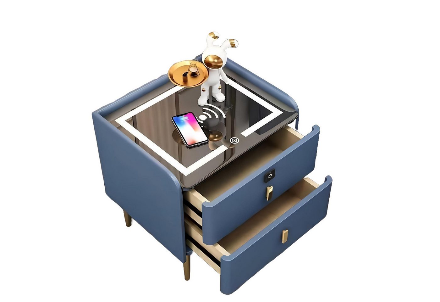 JVmoebel Nachttisch Smart intelligente Ladeschublade in Ihr Schlafzimmer Innenbereich (1-St., 1x Nachttisch), Made in Europa von JVmoebel