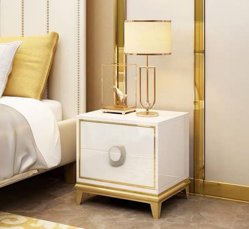 JVmoebel Nachttisch Weiße Nachtkonsole – Kommode für Schlafzimmer und Flur, Made in Europa JVmoebel Nachttisch Weiße Nachtkonsole – Kommode für Schlafzimmer und Flur, Made in Europa von JVmoebel